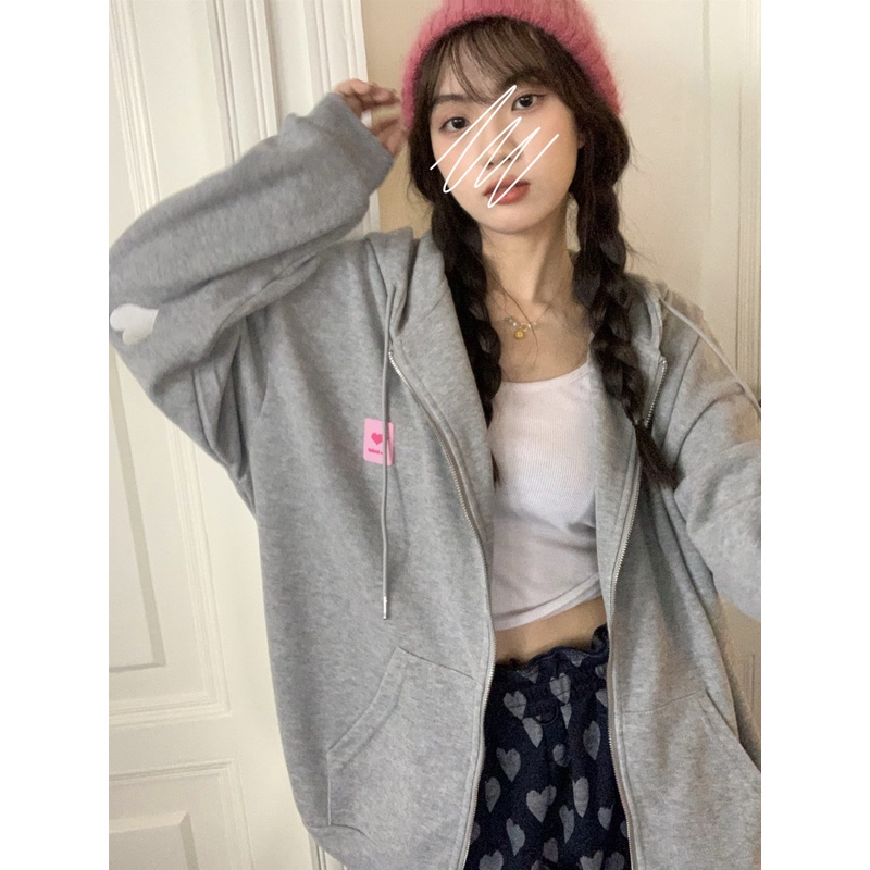 Áo khoác cardigan có mũ thêu hình xinh xắn cho nữ | BigBuy360 - bigbuy360.vn