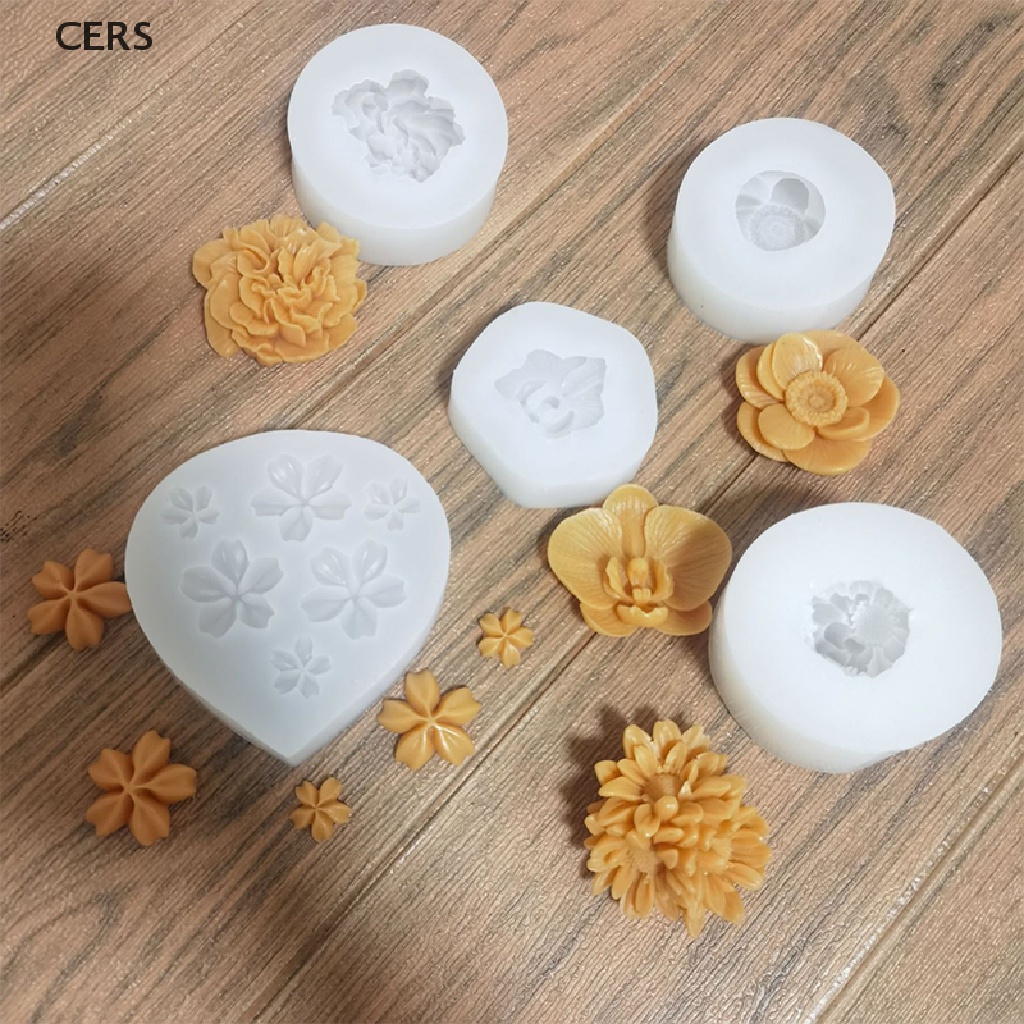 Khuôn Silicone Làm Bánh Hình Hoa Hồng 3D