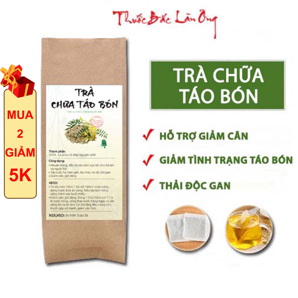 Trà phan tả diệp, thảo mộc hỗ trợ táo bón, giảm cân, detox, thải độc - ảnh sản phẩm 1