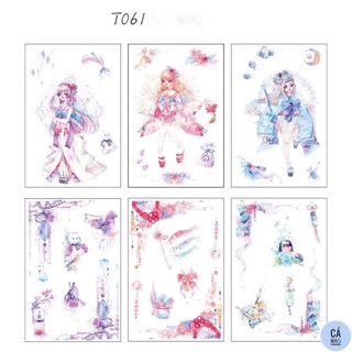 Sticker nhãn dán dễ thương T061