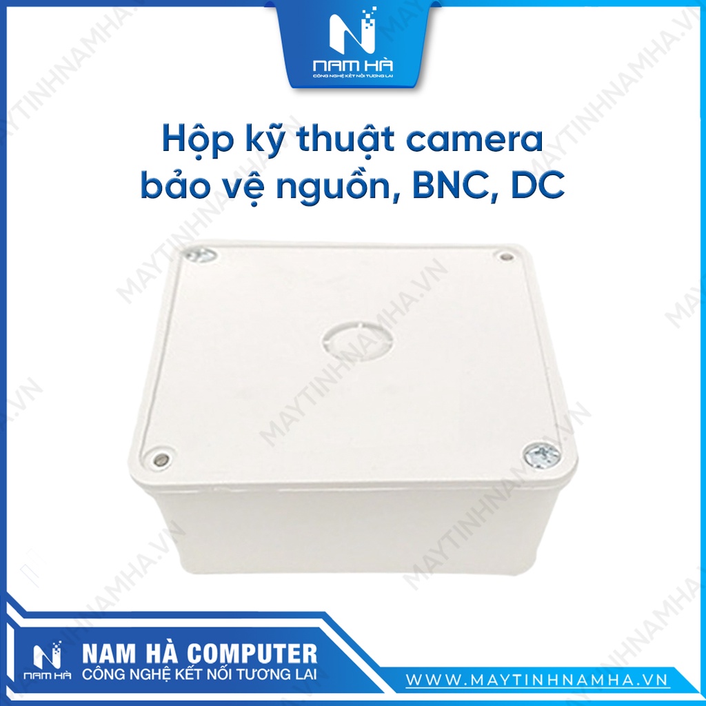 Hộp kỹ thuật camera bảo vệ nguồn, BNC, DC - chất liệu nhựa ABS cao cấp