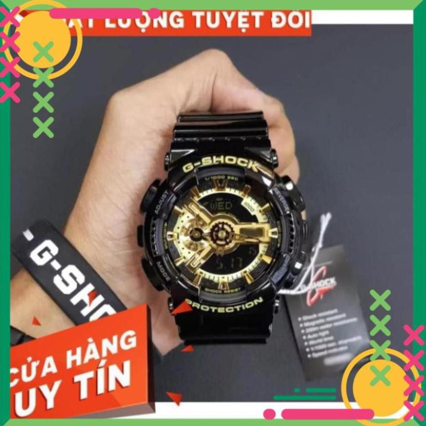 [ĐẸP. ĐỘC. GIÁ RẺ] Đồng hồ thể thao nam Gshock GA110 Black