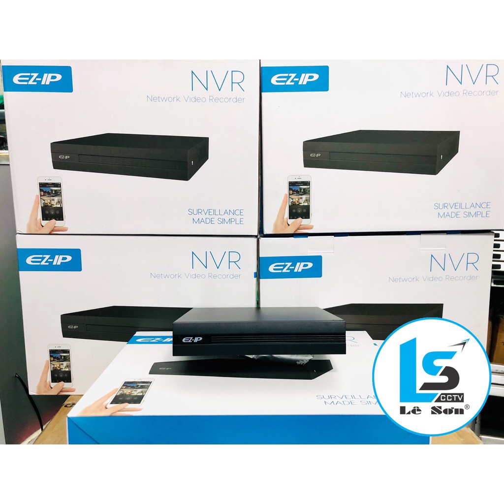 Đầu ghi hình⭐FreeShip⭐EZ-IP 4 kênh PoE NVR1B04HC-4P/E