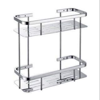 Kệ nhà tắm inox 304 hai tầng