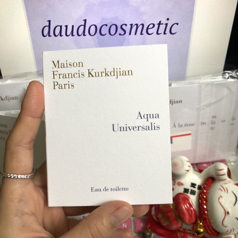 [ vial ] Nước hoa Maison Francis Kurkdjian Paris Baccarat Rouge 540 - APOM - A Rose - Oud - Lumiere Noir - Aqua EDP 2ml | BigBuy360 - bigbuy360.vn