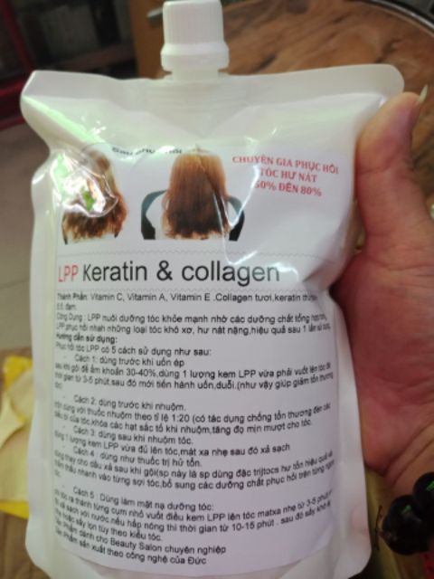 Kem ủ chuyên phục hồi tóc nát LPP  hàng chính hãng. Dung tích 900ml. | BigBuy360 - bigbuy360.vn