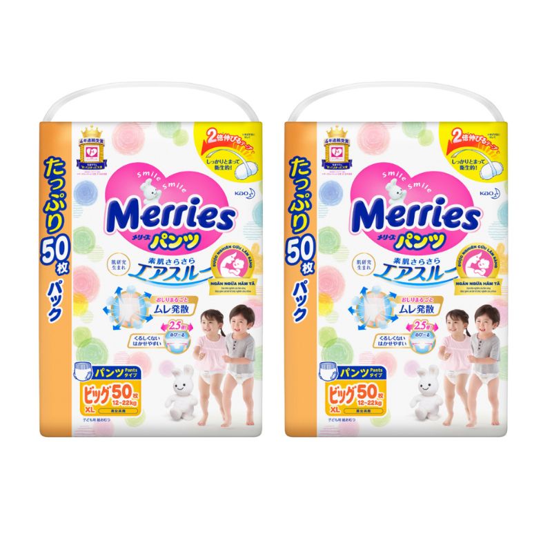 Bỉm Merries quần Jumbo size XL50