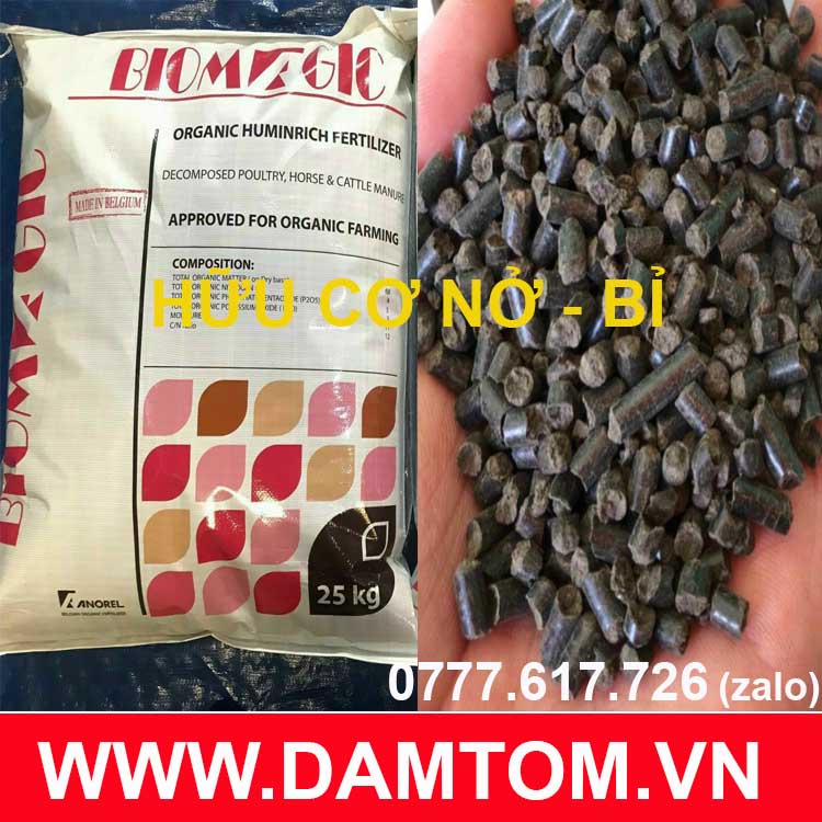 1KG-Phân hữu cơ nở Bỉ 88OM bổ sung tảo biển đỏ siêu dưỡng chất cho cây trồng