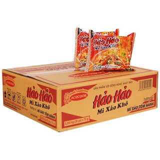 Thùng mì Hảo Hảo Xào Tôm hành 30 gói