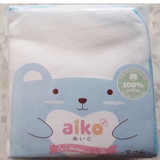 Khăn Sữa Nhật 4 Lớp Aiko (10 Cái/Túi)