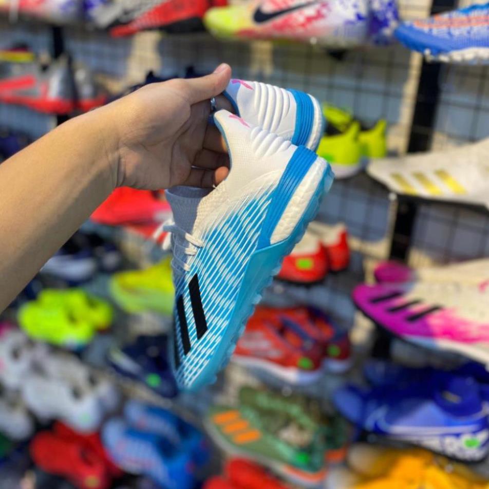Giày đá bóng sân cỏ nhân tạo giá rẻ cao cấp Adidas X 19.1 Xanh Ngọc TF *^ ^ * 🙂