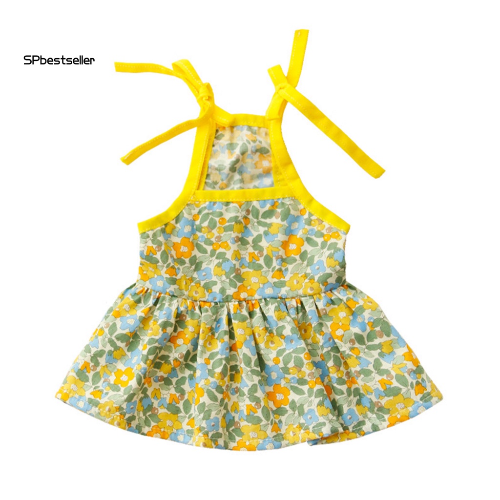 Đầm In Hoa Nhẹ Nhàng Thời Trang Mùa Hè Xinh Xắn Cho Thú Cưng