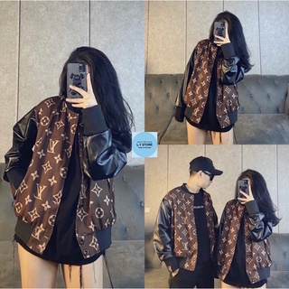 ÁO BOMBER LV TAY DA