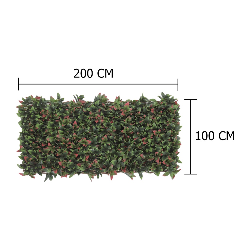 Homebase SPRING Hàng rào cỏ lá nhân tạo bằng nhựa có thể mở rộng chiều ngang PHOTIN W200XD3X100CM màu nâu