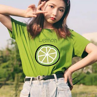 VIDEO_Áo Thun Tay Lỡ unisex quả chanh LEMON kute hàng đẹp chuẩn shop - form rộng A084