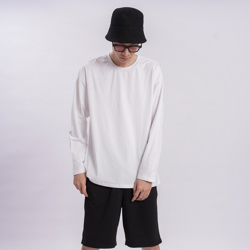 Áo thun dài tay nam nữ Unisex N7 9 màu Basic Long Tee phông trơn lỡ oversize phom rộng sweater cá tính phong cách