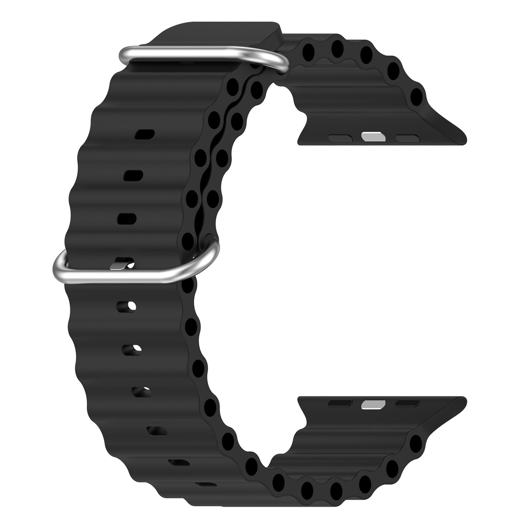Dây Đeo Silicone Cho Đồng Hồ Thông Minh Apple watch Series 8 7 SE 6 5 4 Ultra 49mm 45mm 41mm