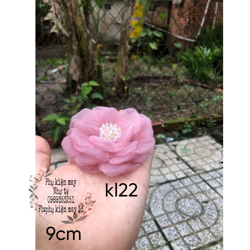 hoa rời mẫu đơn 9cm