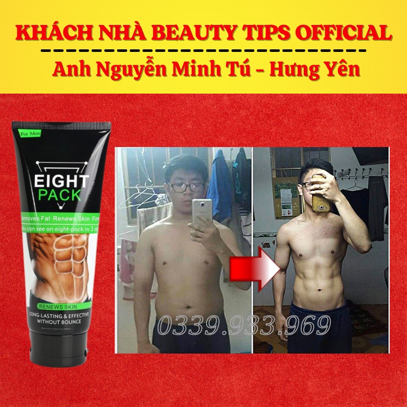 Kem Tan Mỡ - Tăng Cơ Bụng Eight Pack Aichun Beauty 170g