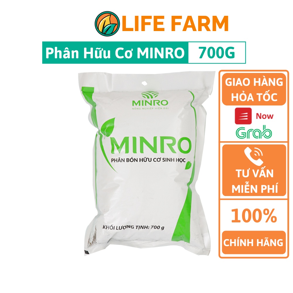 Phân Bón Hữu Cơ Sinh Học Minro Viên Nở Túi 700gr (PMR-001)