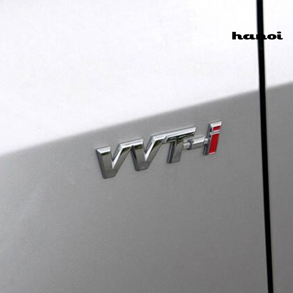 Tem kim loại chữ VVti dán xe hơi Toyota Camry