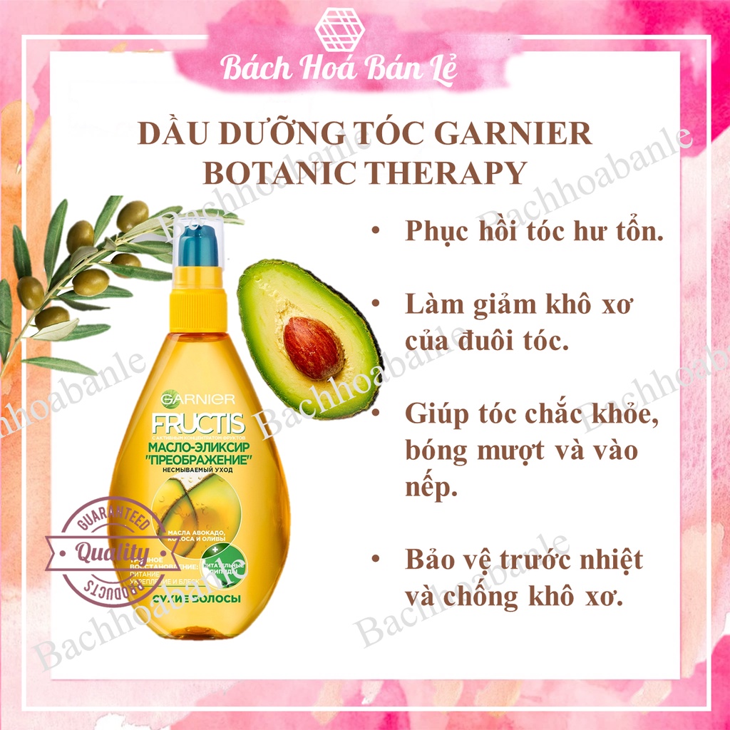 Dầu dưỡng tóc Garnier Fructis