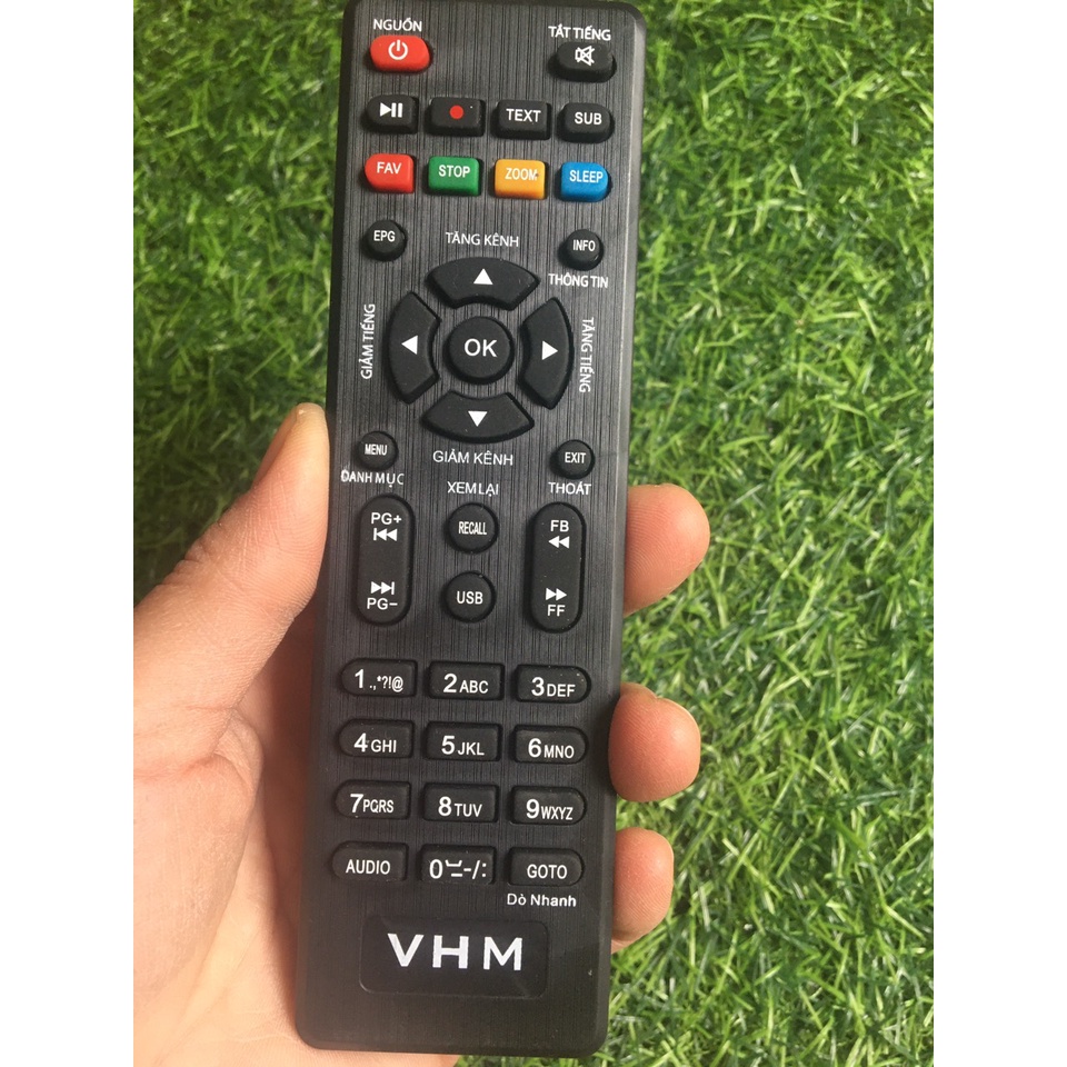 Điều khiển đầu thu VHM Vũ Hồng Minh - Điều khiển DVB T2 truyền hình mặt đất VHM