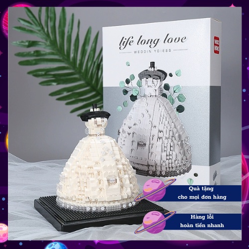 Lego Váy cưới cô dâu 2660pcs - Malibu Corner