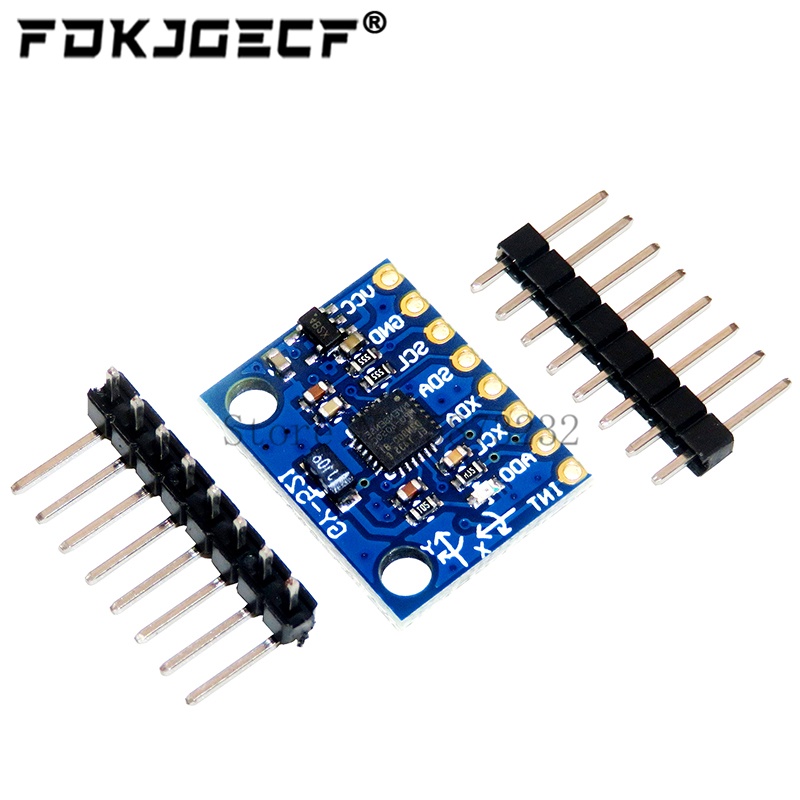 Bộ Cảm Biến 3 Trục IIC I2C GY-521 MPU-6050 MPU6050 + Mô Đun 3 Trục Cho Arduino Kèm Pin 3-5V DC
