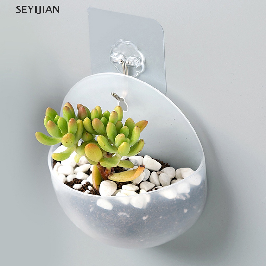 Chậu trồng cây hoa treo tường bằng nhựa acrylic sáng tạo tiện lợi