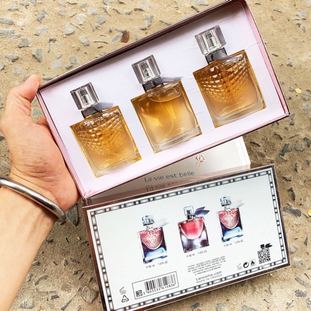 Sét 3 Chai Nước Hoa Lancome Lá Hương Thơm Ngọt Ngào
