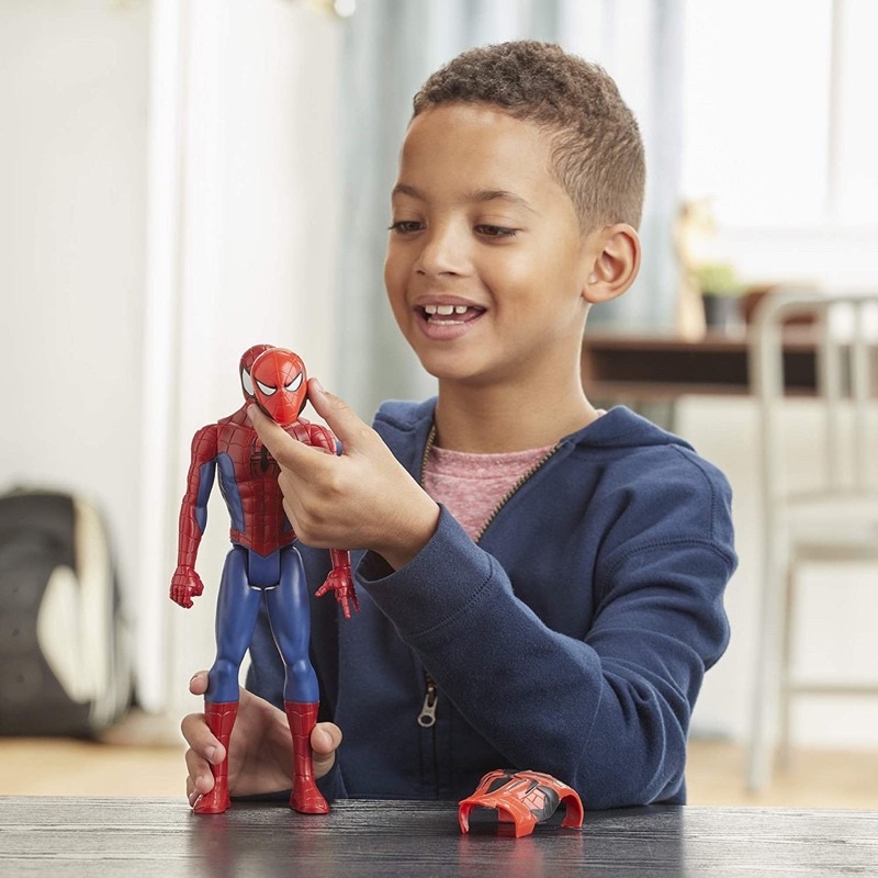 Đồ Chơi Mô hình HASBRO SPIDERMAN người nhện siêu đẳng phóng tơ 30cm E7344