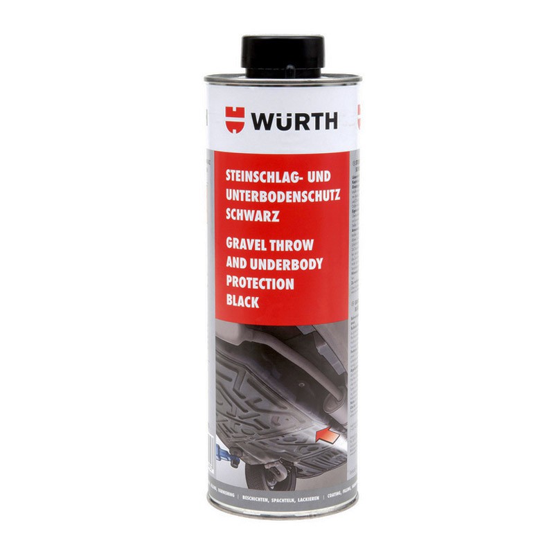 Sơn phủ gầm đen Wurth Gravel throw and underbody protection 1 lít