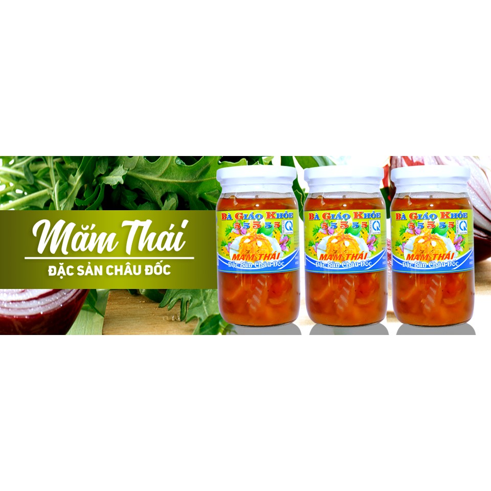 Mắm thái Bà Giáo Khỏe 55555 hũ 500gr - Châu Đốc