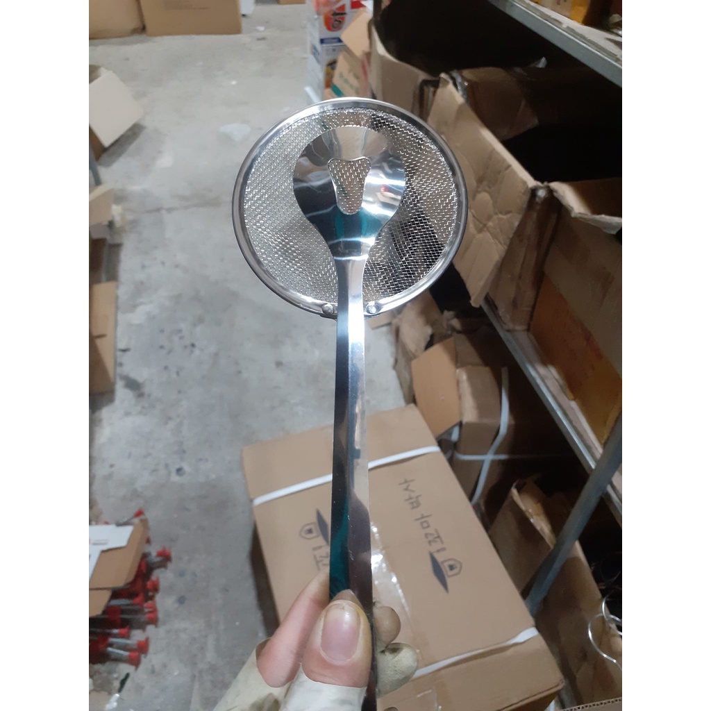 Dụng cụ kẹp, gắp đồ chiên có lưới ráo dầu đa năng, tiện dụng
