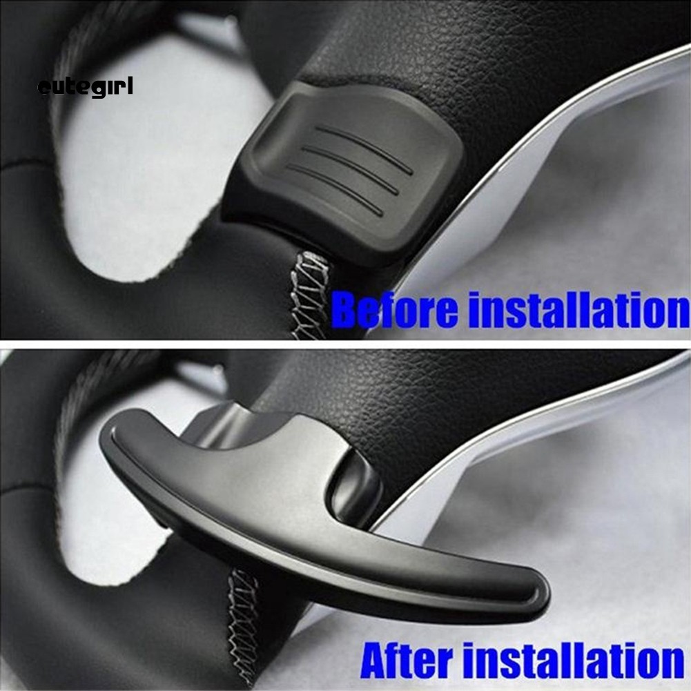 Bộ 2 vỏ bọc lẫy chuyển số bằng sợi carbon cho xe oto Golf 6 GTI R20 Cool R36 CC