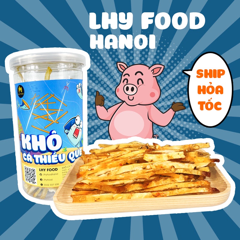 Khô cá thiều que🍟FREESHIP🍟 200g đồ ăn vặt Hà Nội vừa ngon vừa rẻ LhyFood