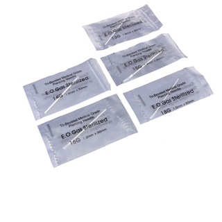 Combo 10c kim xỏ khuyên thép không gỉ cho cơ thể dùng 1 lần 13 / 14 / 15 / 16 / 17 / 18g