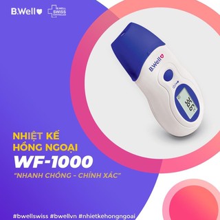 Nhiệt kế hồng ngoại đo trán và tai B.WELL WF-1000 - Nhập khẩu chính hãng - Bảo hành 2 năm (1 đổi 1)