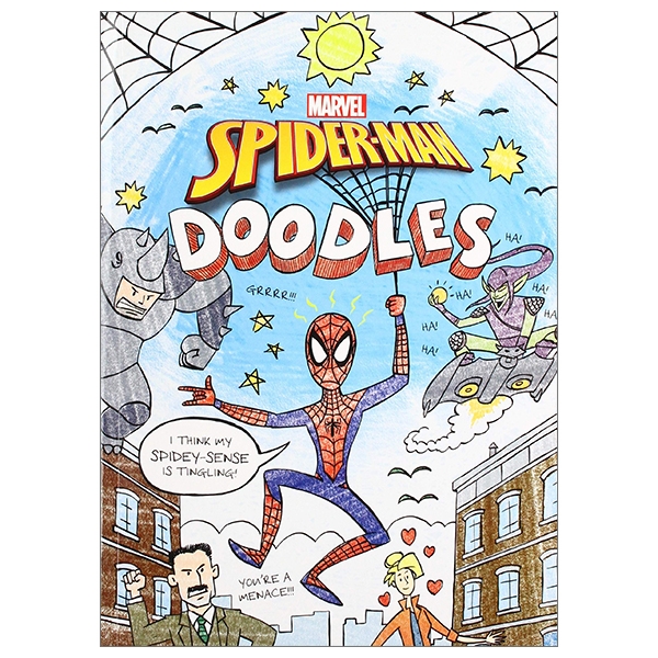 Sách - Marvel Spider-Man: Doodles (Doodle Book Marvel)