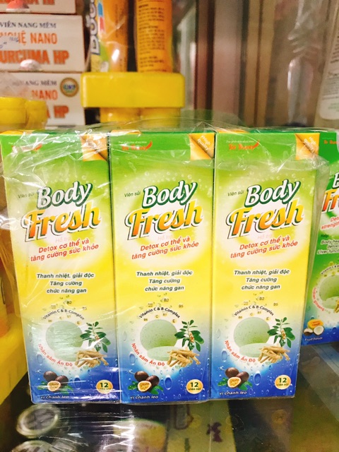Viên sủi BODY FRESH detox cơ thể và tăng cường sức đề kháng