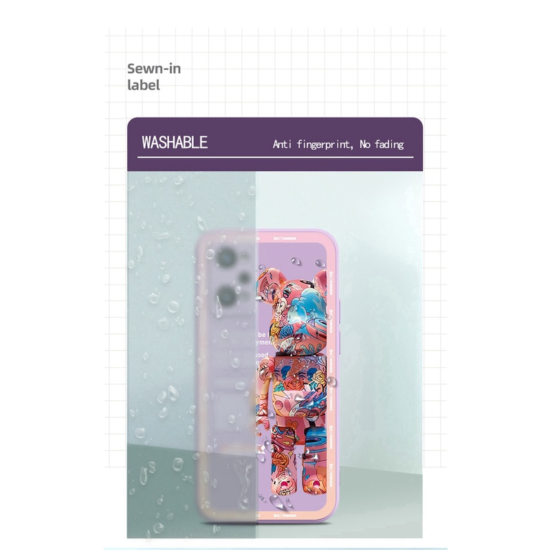 Ốp điện thoại silicon mềm họa tiết gấu bạo lực cho OPPO Realme GT Neo2 Neo 3T Neo2T Realme Q3 Pro Carnival GT NEO 2
