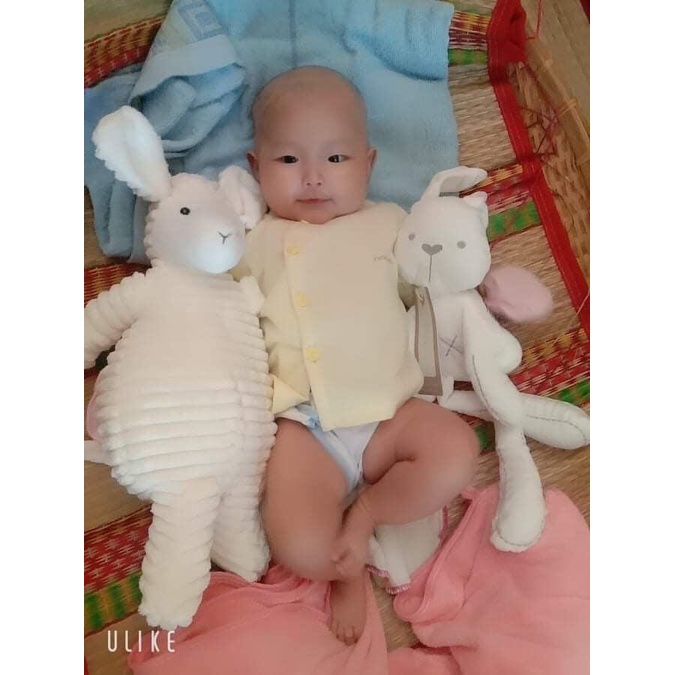 Gấu bông cho bé, Cừu bông trắng Kiluta size to 40cm
