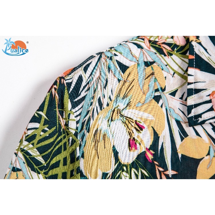 Hawaii high-quality silk cotton short-sleeved shirt363 | BigBuy360 - bigbuy360.vn