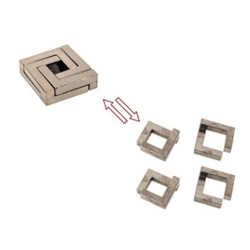 Đồ chơi trí tuệ_Thử thách trí não_The L Shape - Hanayama Puzzle_Hack Xoắn não &amp; Giáo dục_IQ Toys_Giải đố_Tư Duy Sáng tạo