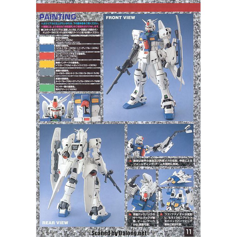 Mô Hình Gundam Bandai MG RX-78 GP03S Gundam GP03 STAMEN [GDB] [BMG]