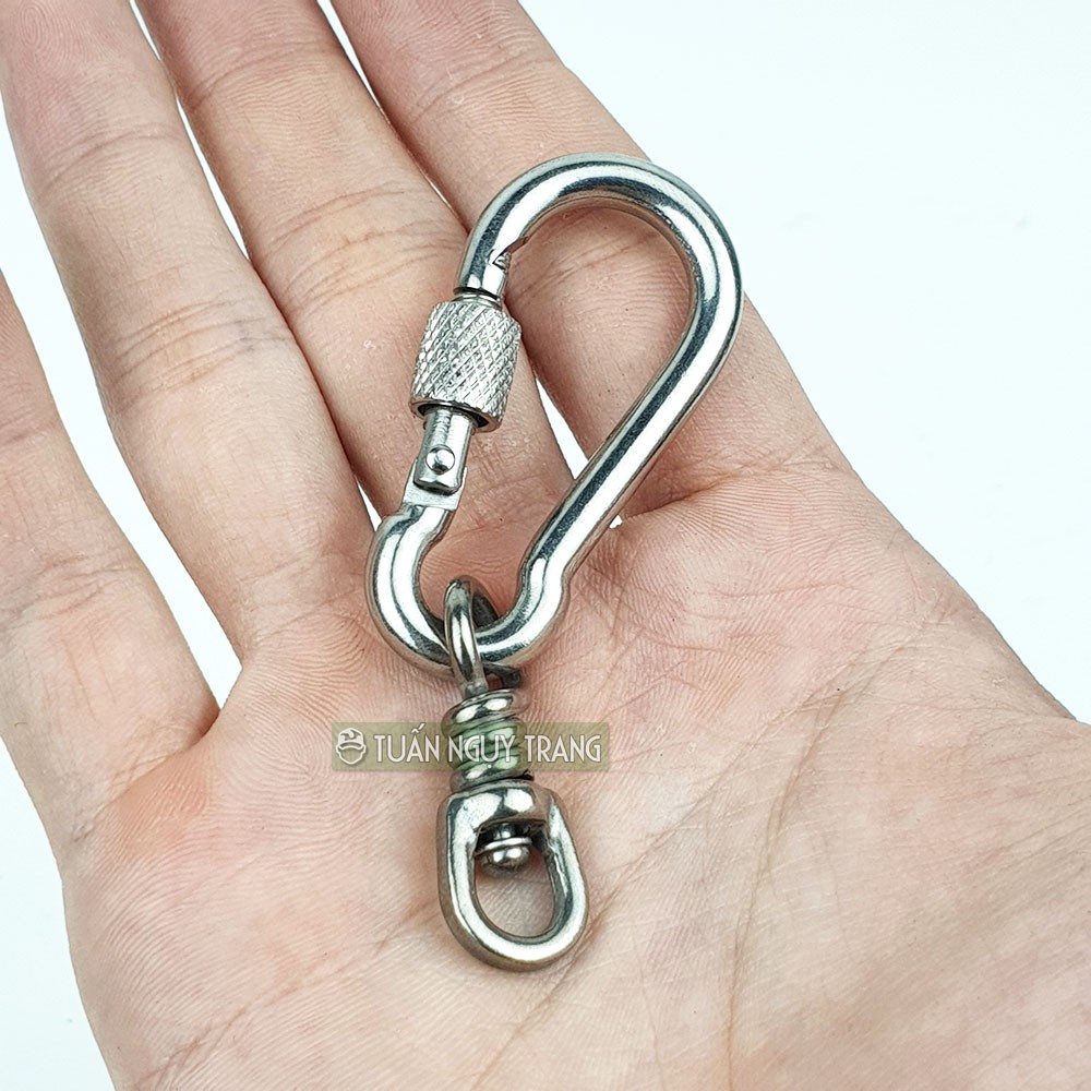 Móc khoá nhanh loại tốt an toàn chống xoắn thép không gỉ 304