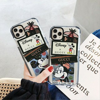 Ốp lưng iphone cao cấp Mickey Mouse - Disnep mix Gucci - ip7,8+ Xs max.