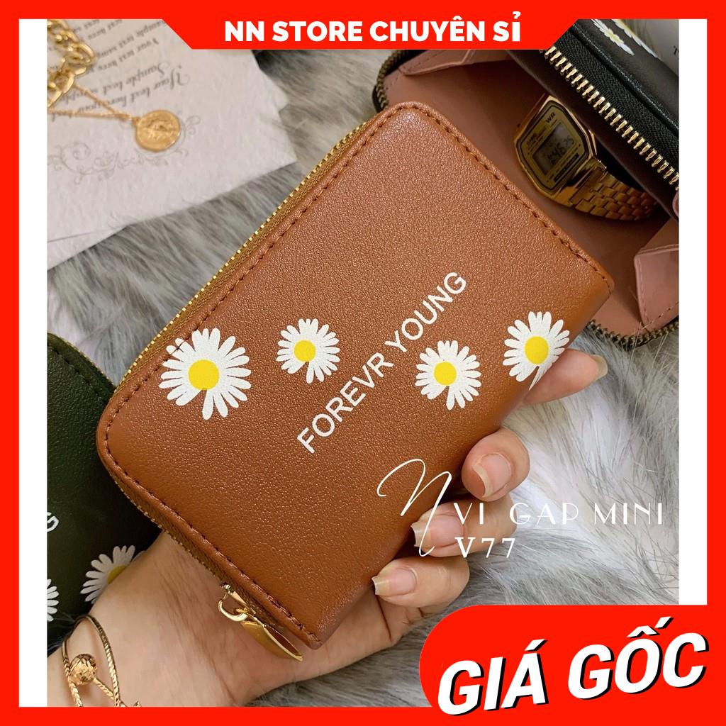 VÍ MINI HOA CÚC XINH XẮN V77 - 113 ⚡FREESHIP⚡100% ẢNH THẬT⚡ NN CHUYÊN SỈ - NN STORE