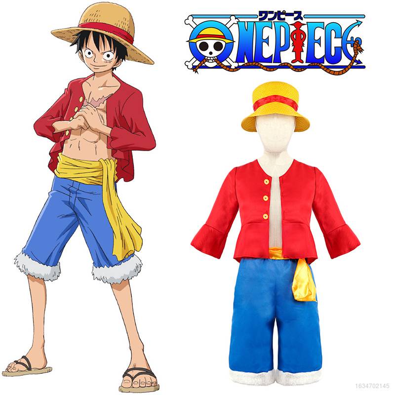 Bộ đồ hóa trang nhân vật Luffy trong phim hoạt hình One Piece 110-150
